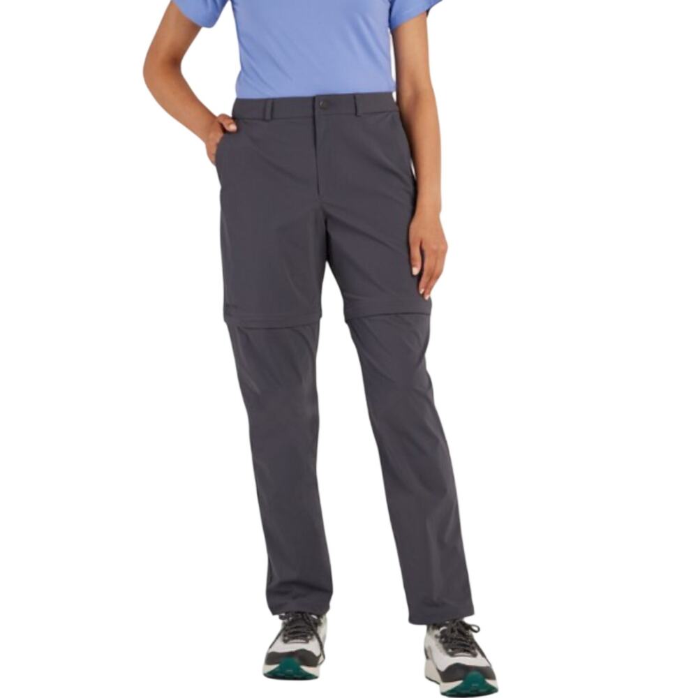 Marmot Women's Gray Arch Rock Convertible‎ Pants Size 8 outdoor hiking